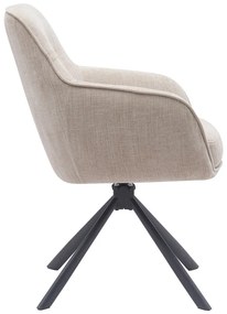 Kremowe krzesła zestaw 2 szt. Avola – Unique Furniture