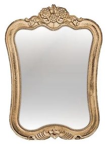 Lustro ścienne 49x69 cm złoty