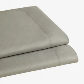Prześcieradło Satynowe 300 Nici Sampras Awokado & Łóżko 150/160cm (240 X 280 Cm) - Sklum
