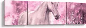 Obraz - Malowany koń (170x50 cm)