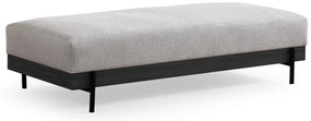 Taboret Eti Black Pouffe Grey