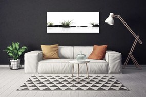 Obraz canvas Odbicie Traw w Lustrze Wody