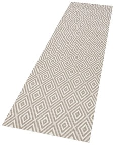 Szary chodnik odpowiedni na zewnątrz NORTHRUGS Karo, 80x200 cm