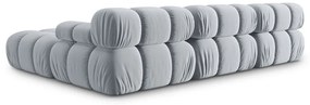 Jasnoniebieski aksamitny narożnik (prawostronny) Bellis – Micadoni Home