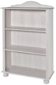 Biały regał z litego drewna sosnowego 77x116 cm Ella – Støraa