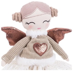 Tekstylna figurka świąteczna (wysokość 42 cm) Angel Girl – Casa Selección