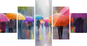 Obraz - Deszczowy dzień (125x70 cm)