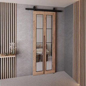Drzwi Przesuwne QUDIO M5 Dąb Craft Złoty 60