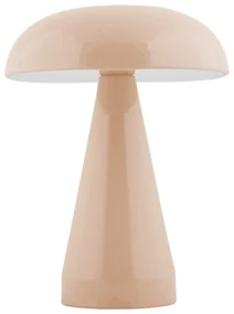 Beżowa lampa stołowa LED ze ściemniaczem i metalowym kloszem (wysokość 20,5 cm) Rachel – Leitmotiv
