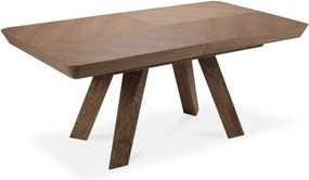 Stół rozkładany QUERCIA Brązowy do Salonu Jadalni 180-380 x 100 x 76 cm, Prostokątny