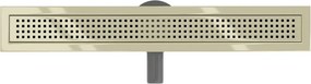 Mexen Flat 360° M08 odpływ liniowy obrotowy 70 cm, złoty - 1525070-40
