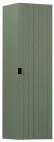 Szafka łazienkowa słupek wisząca zielona lamelowy front 31 x 30 cm CUSCO