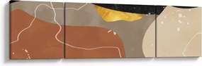 Obraz - Abstrakcja (170x50 cm)