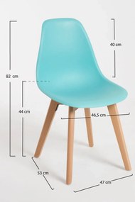 Zestaw 4 Krzese Kelen