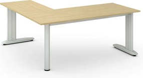 Narożne biurko PRIMO FLEXIBLE, 180x180 cm, brzoza