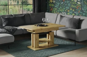Ława rozkładana podnoszona ISO 110(170)x65 dąb artisan ENDO