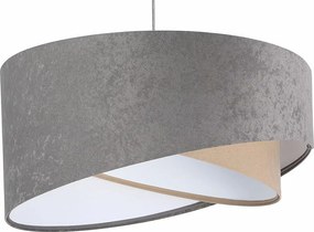 Lampa wisząca SILVERY szara/beżowa/biała