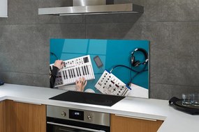 Panel szklany do Kuchni Stanowisko Mikserskie DJ-a