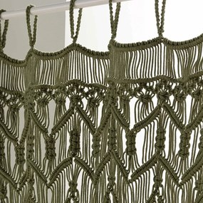 Zasłona na drzwi w kolorze khaki 90x200 cm Macarena – douceur d'intérieur