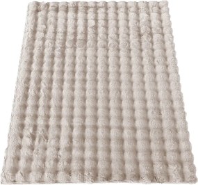 Miękki dywan 3D typu shaggy latte P9-G56