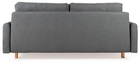 Ciemnoszara sofa rozkładana Bonami Selection Pop
