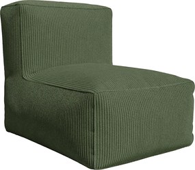 Fotel z zielonego weluru - NOUMARA