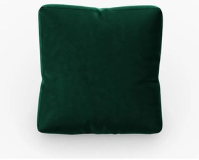 Zielona aksamitna poduszka do sofy modułowej Rome Velvet – Cosmopolitan Design