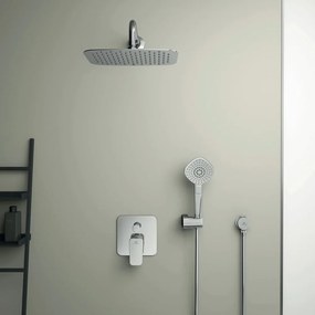 Podtynkowa bateria ścienna w kolorze srebra z połyskiem Ceraplan – Ideal Standard