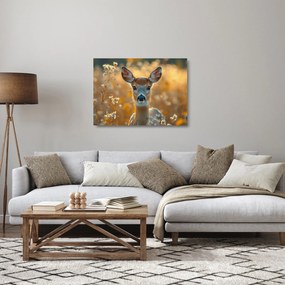 Obraz na szkle - Łania (70x50 cm)