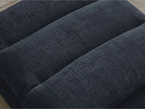 Ciemnoniebieski podnóżek z tkaniny szenilowej Neil – Bobochic Paris