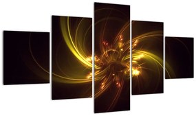 Obraz - abstrakcja śmigieł (125x70 cm)
