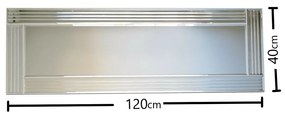 Lustro Silver A 40 x 120 cm