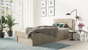 Łóżko 100cm x 200cm Otwierane z boku | SONOMA | Pojemnik + Stelaż