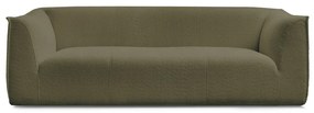 Zielona sofa z materiału bouclé 242 cm Giorgia – Bobochic Paris