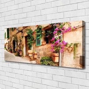 Obraz na płótnie Minimalistyczna Bryła Domu