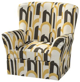 Pokrowiec na fotel Tomelilla wysoki z zakładkami