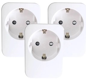 Immax NEO 07761C - Zestaw 3x inteligentne gniazdka NEO LITE 3680W/230V/16A Wi-Fi
