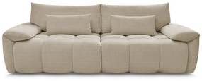 Beżowa sofa z tkaniny szenilowej 264 cm Ivane – Bobochic Paris