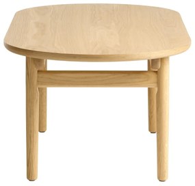 Naturalny stolik w dekorze dębu 70x130 cm Carno – Unique Furniture