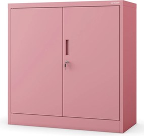Szafka biurowa Fresh Style Beata 90x40x93 cm pudrowy róż