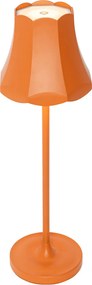 Retro Lampa Stołowa Pomarańczowa Akumulatorowa IP44 - Granny