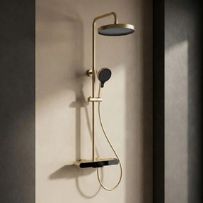 Zestaw Prysznicowy REA Farel Złoty Szczotkowany