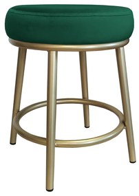 Taboret Ben noga metalowa złota MG25