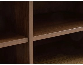 Brązowa szafka pod TV w dekorze dębu 180x56x45 cm Nola – Unique Furniture