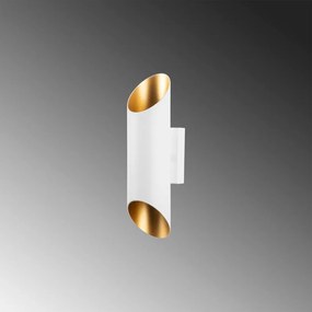 Biały kinkiet ø 8 cm Cut – Opviq lights