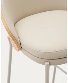 Beżowo-naturalny hoker (wysokość siedziska 77 cm) Eamy – Kave Home