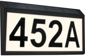 Briloner 3797015 - Solarny numer domu LED/0,5W/1,2 IP44