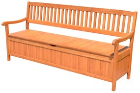 Ławka ogrodowa ze schowkiem z drewna eukaliptusowego Garden Pleasure Houston, dł. 187 cm