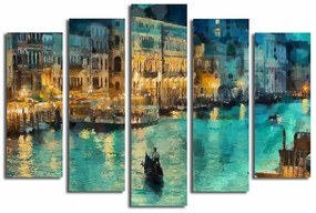 Obrazy zestaw 5 szt. Venice – Wallity