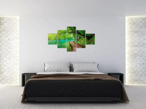 Obraz - Jeziora Plitwickie (125x70 cm)